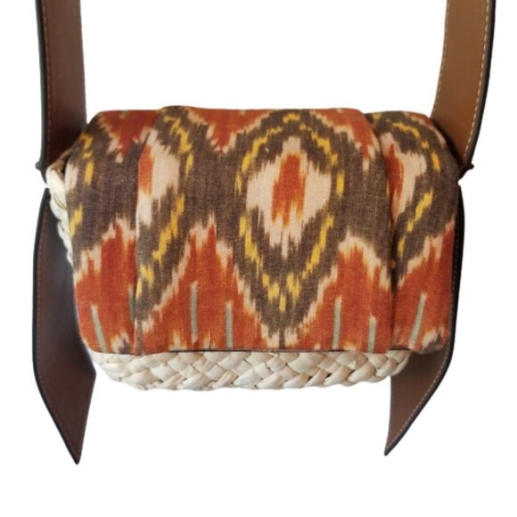 SAM EDELMAN STRAW New CROSSBODY Shoulder Bag Clutch Purse - Picture 2 of 13